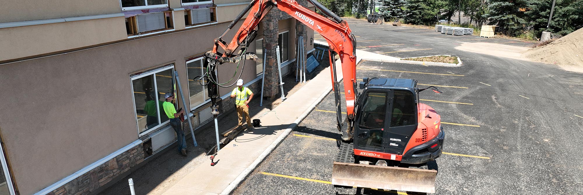 deep foundation work
